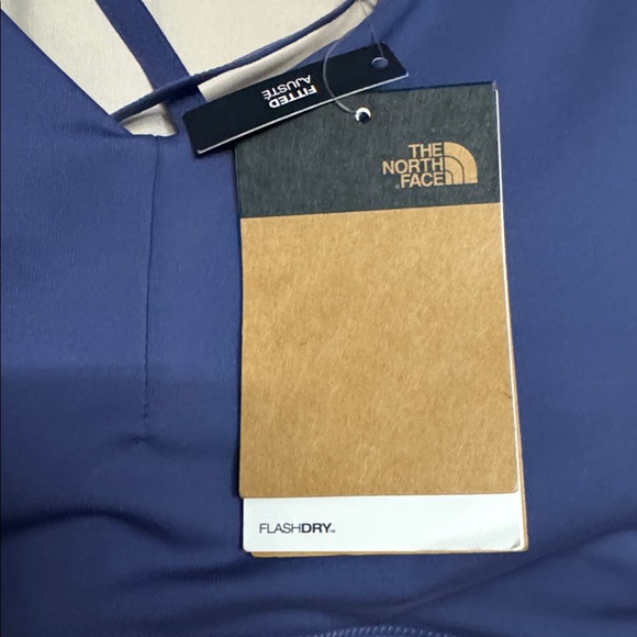 The North Face Cave Blue Valley Shine Bra, Size L - Picture 3 of 8